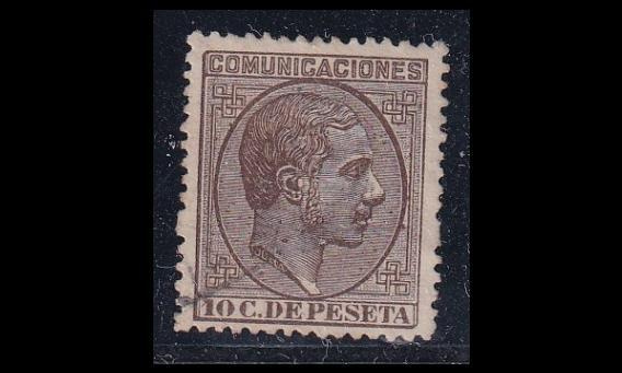 Espanja 168 o Alfonso XII 10 C (1878)