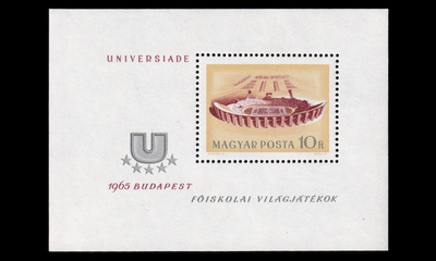 Unkari 2162BL50 ** Universiadit urheilu blokki (1965)