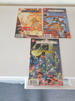 Bionicle 5/2004 sekä 1 ja 2/2005 (3 kpl)