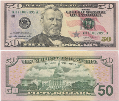Yhdysvallat USA 50 Dollars 2013 (P-UUSI) UNC H St.Louis