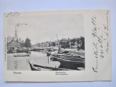VANHA Postikortti Rauma 1903