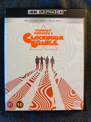 A Clockwork Orange / Kellopeliappelsiini 4K & blu-ray
