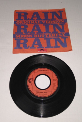 SIMON BUTTERFLY RAINBOW / RAIN, RAIN, RAIN 7" SINGLE LP