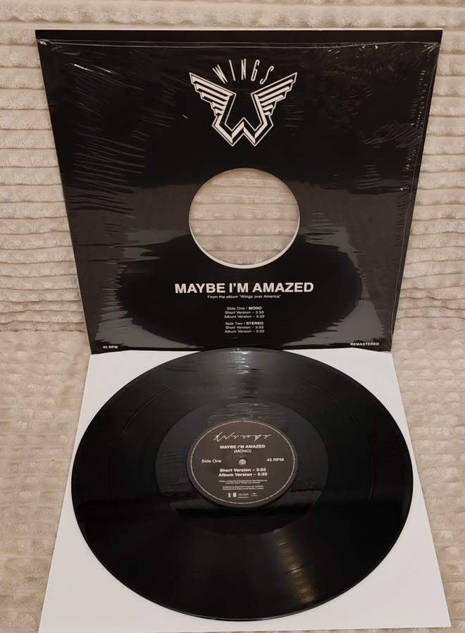 Wings Maybe I'm Amazed 12' 45RPM