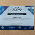 2021-22 SPx Matthew Tkachuk Jersey #J-MT - pikkukuva 2