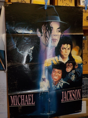 MICHAEL JACKSON FOLD-OUT JULISTE