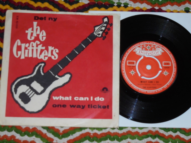 7" CLIFFTERS - One Way Ticket - single 1964 Tanska beat EX