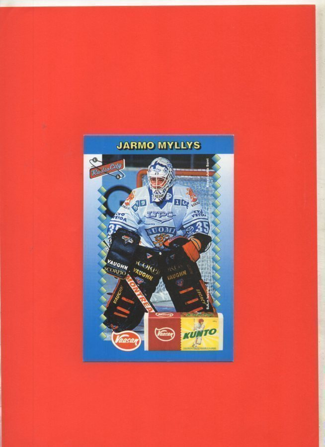 Postikorttkoko  JARMO MYLLYS, Jääkiekko.