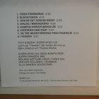 Björn Afzelius CD Vem Är Det Som Är Rädd? - pikkukuva 2