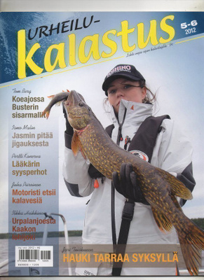 Urheilukalastus n:o 5/6 2012   Jasmin Vataja "Kalakaunotar"