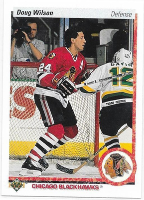 1990-91 Upper Deck #223 Doug Wilson Chicago Blackhawks