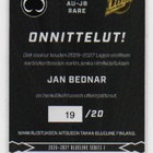 2026-27 Blueline Signature RARE 19/20 Jan Bednar Ässät - pikkukuva 2