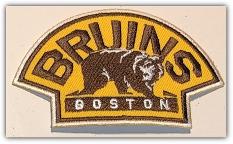 NHL - Boston Bruins -kangasmerkki / haalarimerkki