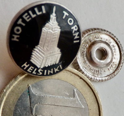 VANHA Ruuvimerkki Helsinki Hotelli Torni Matkailumerkki