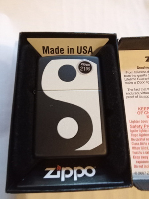 Zippo Yin and Yang Uusi ja Aito