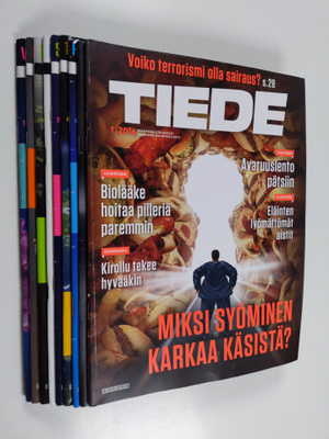 Tiede vuosikerta 2016 ((1-12, puuttuu numerot 2, 5, 8))