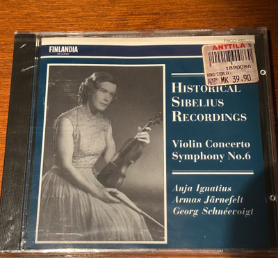 Anja Ignatius: Sibelius violin concerto SEALED 1943 Berlin!