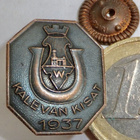VANHA Ruuvimerkki Kalevan Kisat 1937 Viipuri Osanottaja - pikkukuva 2