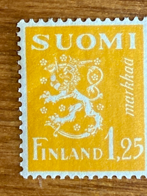 LEIJONAMALLI 1930 1,25MARKKAA**