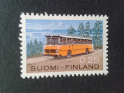 1971 yleismerkki postiauto**