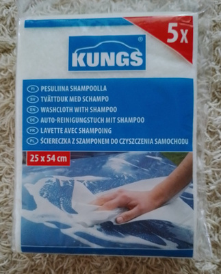 Auton pesuliinat shampoolla, uusi