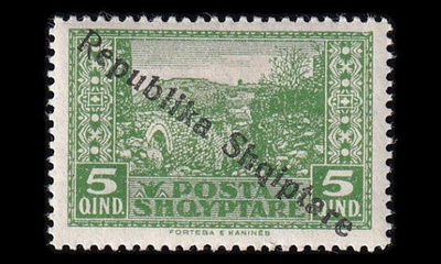 Albania 120 * Tasavalta 5 Q (1925)
