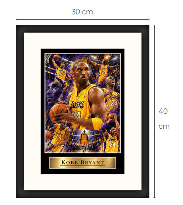 Uusi Kobe Bryant Los Angeles art print Limited Edition