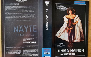 VHS  kansipaperi...TUHMA NAINEN