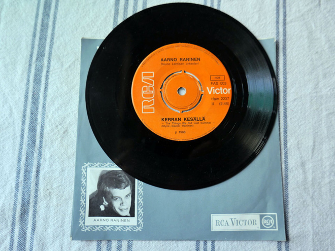 Aarno Raninen – Tieni Ja Elämäni / Kerran Kesällä  7" 1968