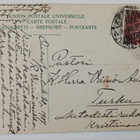 Mökki talvisessa metsässä kuutamolla, Uusi Vuosi, p. 1907 - pikkukuva 2