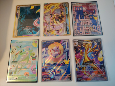 Pokemon 30th celebration kortit
