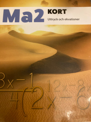MA2 Kort Utryckt och ekvationer