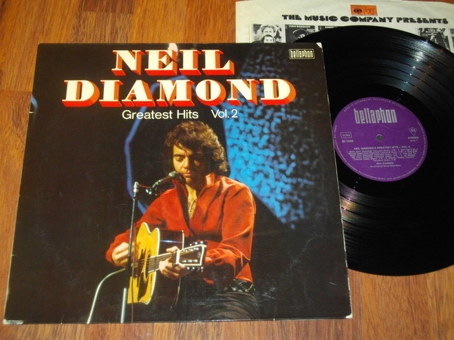 NEIL DIAMOND - Greatest Hits vol.2  - LP 1974 folk rock EX