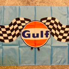 Vintage  Gulf lippu Lancia delta integrale 1kpl - pikkukuva 2