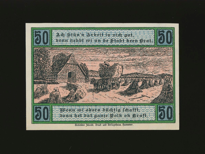 Saksa Notgeld 50 Pfennig, Selsingen