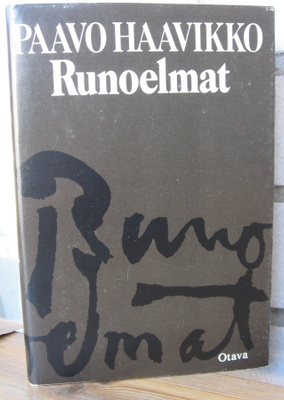 Paavo Haavikko: Runoelmat, Otava-75. 345 s. Sid.