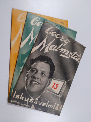 Georg Malmsten : Iskusävelmiä 13, 14, 16