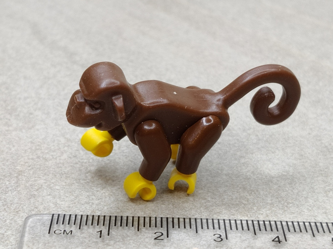 Lego apina ruskea