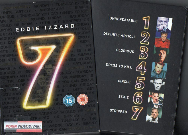 eddie izzard 7	(25 496)	k	-GB-	DVD	digiback,	(7)			7 stand u