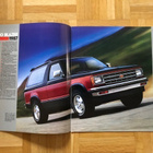 Esite Chevrolet S-10 Blazer, 1987, GM USA - pikkukuva 2