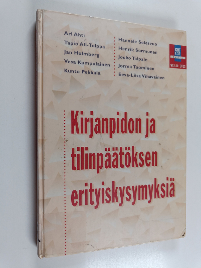 Kirjanpidon ja tilinpäätöksen erityiskysymyksiä