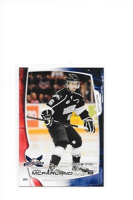 2011-12 Saginaw Spirit #6 John McFarland Saipa farmi