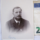 VANHA CDV Valokuva Mies Hyvä Venäjän Mitali 1890-l Tampere - pikkukuva 1