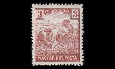 Unkari 336 ** Viikatemies 3 Kr (1921)