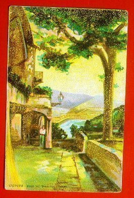 Genova - Maalattu maisemakuva  (K8)