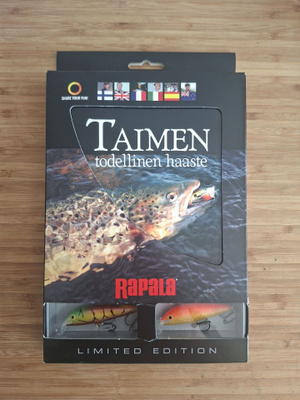 Rapala Taimen kirja & 2kpl Team Esko LIMITED EDITION set