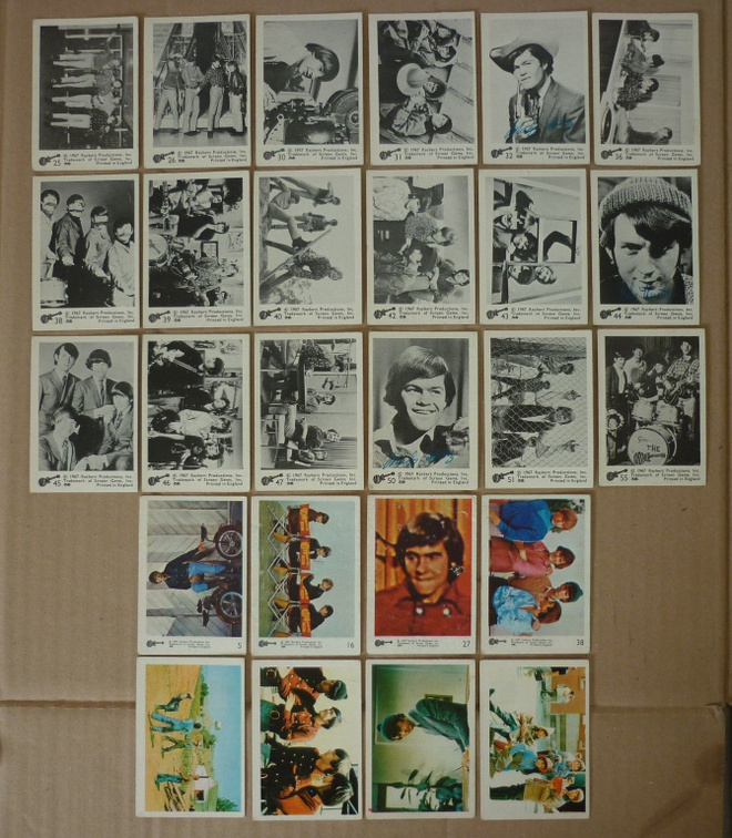 The Monkees 1967 purkkakuvat 26 kpl