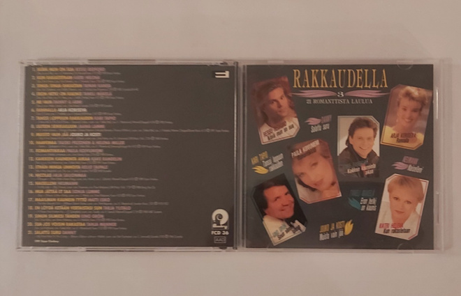 RAKKAUDELLA 3: 21 ROMATTISTA LAULUA CD