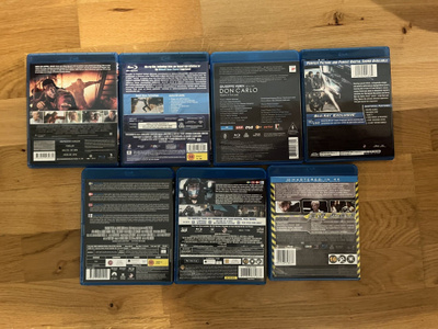 15 Blu Ray elokuvaa - myös yksittäin