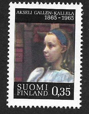 Akseli Gallen-Kallela 0,35mk 1965 (LAPE 598) **